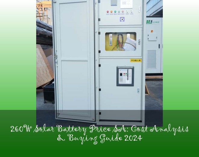 260W Solar Battery Price SA: Cost Analysis & Buying Guide 2024